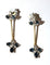 Boucles d'oreilles Pendants d’oreilles en or jaune et or blanc avec saphirs et diamants 58 Facettes 586
