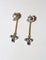 Boucles d'oreilles Pendants d’oreilles en or jaune et or blanc avec saphirs et diamants 58 Facettes 586