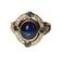 Bague 51.5 Bague en or jaune 18 carats saphir cabochon et diamants 58 Facettes 589