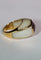 Bague 53 Bague jonc en or jaune 18 carats avec améthyste et nacre 58 Facettes 588