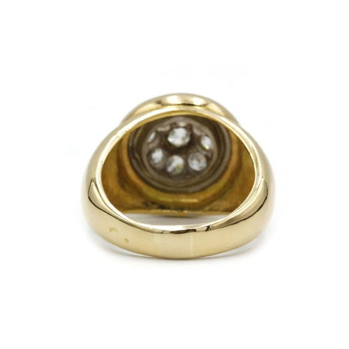 Bague 60 Bague en or jaune 750‰ et diamants taille ancienne 58 Facettes 1027