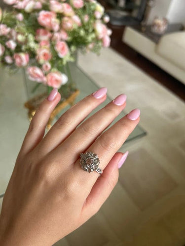 Bague 58 Bague en or jaune 750‰ et diamants taille rose 58 Facettes 1021
