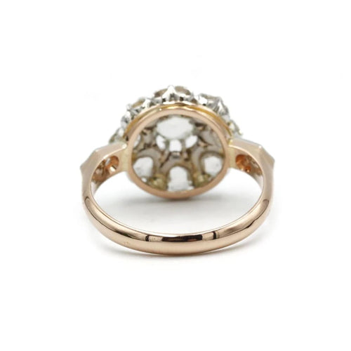 Bague 58 Bague en or jaune 750‰ et diamants taille rose 58 Facettes 1021