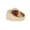 Bague 54 Bague Tank en or jaune 750‰ sertie de diamants et rubis 58 Facettes 1050