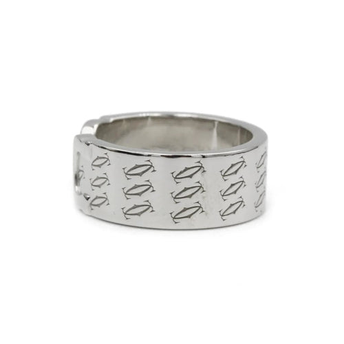 Bague 52 Cartier - Bague Double C en or blanc 750 58 Facettes 1180