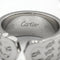 Bague 52 Cartier - Bague Double C en or blanc 750 58 Facettes 1180