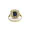 Bague 55 Bague en or 750‰ sertie d’un saphir et diamants 58 Facettes 1047
