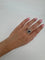 Bague 56 Bague en or jaune 750‰, saphir et diamants taille ancienne 58 Facettes 1031