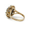 Bague 56 Bague en or jaune 750‰, saphir et diamants taille ancienne 58 Facettes 1031