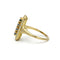 Bague 50 Bague en or jaune 750‰ sertie de diamants et saphirs 58 Facettes 1035
