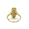 Bague 50 Bague en or jaune 750‰ sertie de diamants et saphirs 58 Facettes 1035
