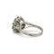 Bague 49 Marguerite - Bague en or blanc 750‰ émeraude et diamants 58 Facettes 1040