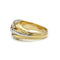 Bague 53 Chevalière - Bague en or jaune et blanc avec diamant 58 Facettes 1045