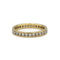 Bague 55 Alliance - Bague en or jaune 750‰ et diamants 58 Facettes 1060