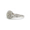 Bague 54 Bague en or blanc 750‰ sertie de diamants 58 Facettes 1056