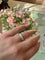 Bague 51 Bague double alliance en or blanc et diamants 58 Facettes 1077