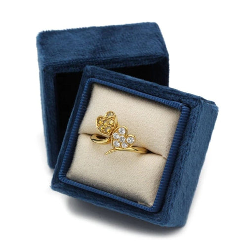Bague 51 Bague en or jaune 750‰ et diamants 58 Facettes 1075