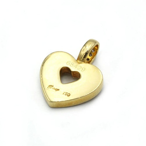 Pendentif Poiray - Pendentif en or jaune et diamants 58 Facettes 1098