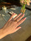 Bague 54 Bague en or jaune 750‰ avec citrine 58 Facettes 1094