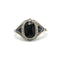 Bague 54 Bague en or jaune 750, saphir et diamants 58 Facettes 1169