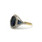 Bague 54 Bague en or jaune 750, saphir et diamants 58 Facettes 1169