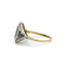 Bague 54 Bague en or jaune 750, saphir et diamants 58 Facettes 1169