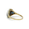 Bague 54 Bague en or jaune 750, saphir et diamants 58 Facettes 1169