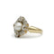 Bague 46.5 Bague XIXe siècle en or jaune 750‰, diamants et perle 58 Facettes 1196
