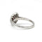 Bague 51 Bague en or blanc 750‰ avec rubis et diamants 58 Facettes 1106