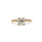Bague 52 Solitaire - Bague en or rose 750‰ et diamant coussin 1,56 ct 58 Facettes 1038