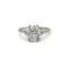 Bague 50 Solitaire Art déco - Bague en platine et diamant taille ancienne 58 Facettes 1044