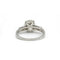 Bague 53 Solitaire - Bague en platine 950 sertie de diamants 58 Facettes 1039