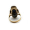 Bague 52 Bague en or jaune 750‰ et argent avec saphirs et diamants 58 Facettes 1086