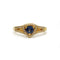 Bague 56 Mauboussin Rêve et Amour - Bague en or jaune 750 sertie saphir et diamants 58 Facettes 1091