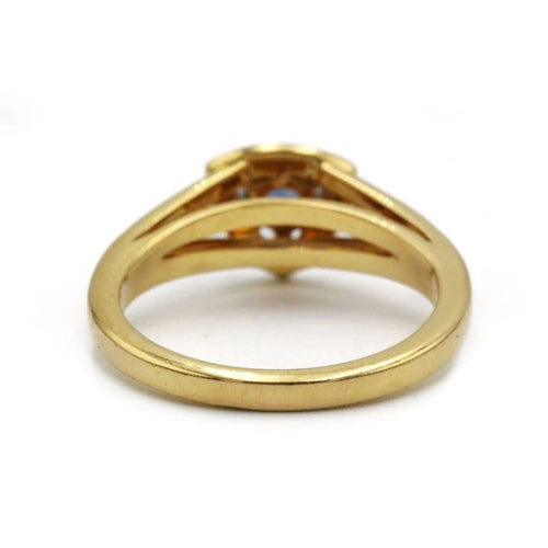 Bague 56 Mauboussin Rêve et Amour - Bague en or jaune 750 sertie saphir et diamants 58 Facettes 1091