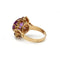 Bague 53 Bague en or jaune et blanc 750‰ sertie d’améthystes 58 Facettes 1085