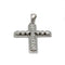 Pendentif Pendentif croix en platine 950 et diamants 58 Facettes 1097