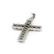 Pendentif Pendentif croix en platine 950 et diamants 58 Facettes 1097
