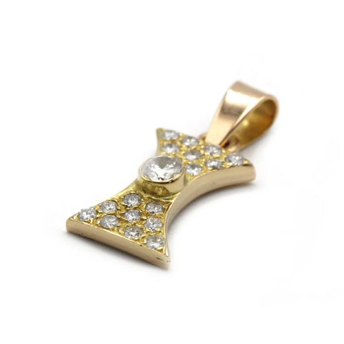 Pendentif Pendentif en or jaune 750‰ et diamants 58 Facettes 1115