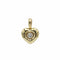 Pendentif Pendentif cœur en or jaune 750‰ et diamant 58 Facettes 1116