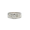 Bague 51 Bague en or blanc 750‰ sertie de diamants 58 Facettes 1093