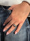 Bague 51 Bague en or blanc 750‰ sertie de diamants 58 Facettes 1093