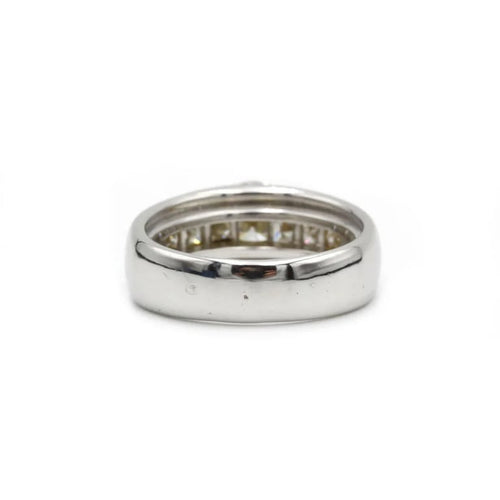 Bague 51 Bague en or blanc 750‰ sertie de diamants 58 Facettes 1093