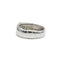 Bague 51 Bague en or blanc 750‰ sertie de diamants 58 Facettes 1093