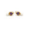 Boucles d'oreilles Boucles d'oreilles en or jaune 750‰, améthystes et perles 58 Facettes 1120