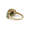 Bague 47 Bague en or jaune avec diamants et émeraudes 58 Facettes 1092