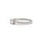Bague 53.5 Bague en or blanc 750‰ et diamants taille brillant 58 Facettes 1121