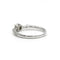 Bague 53.5 Bague en or blanc 750‰ et diamants taille brillant 58 Facettes 1121