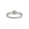 Bague 53.5 Bague en or blanc 750‰ et diamants taille brillant 58 Facettes 1121