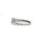 Bague 52 Solitaire - Bague en or blanc 750‰ et diamant taille princesse 58 Facettes 1131